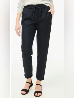 J. Crew Linen-Blend Drawstring Pant